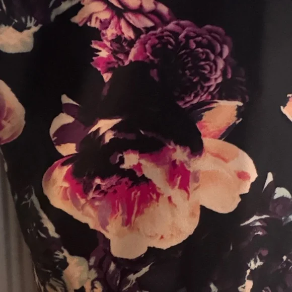 Torrid Size 3 Floral Lattice Front One Piece Swimsuit-Deep V, Adjustable Straps - Picture 5 of 6